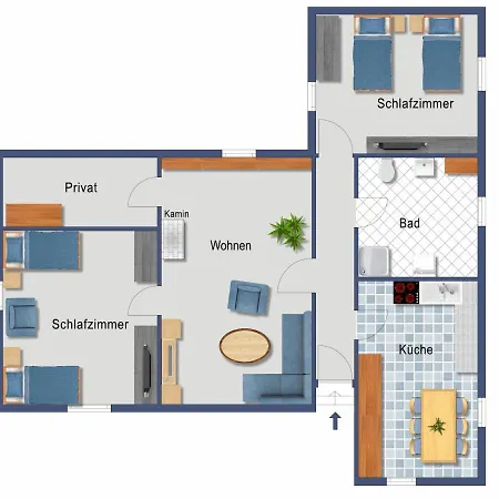 Apartament Haus An Den Eichen Gerdau